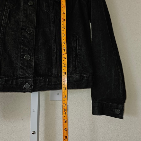 *RARE* APPLE WWDC 2017 x LEVI'S Women's Black Denim Trucker Button Jacket Sz M - Picture 15 of 15